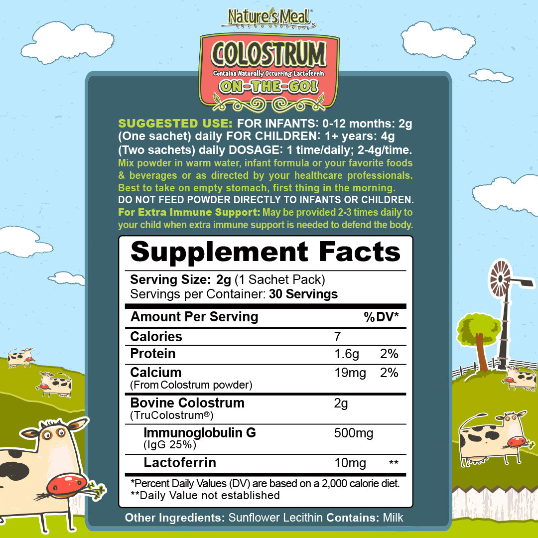 On The Go Colostrum Powder