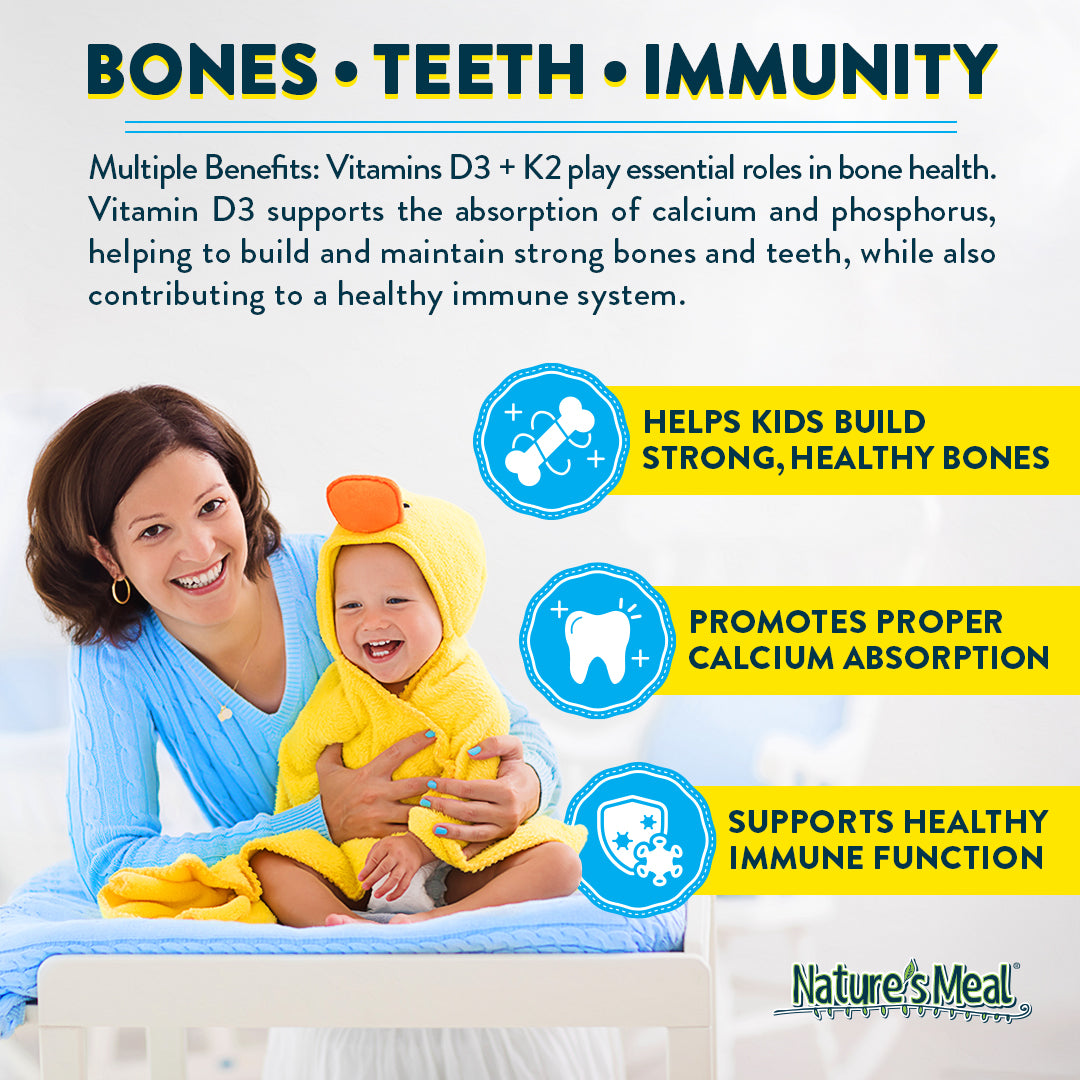 Organic Vitamin D3 + K2