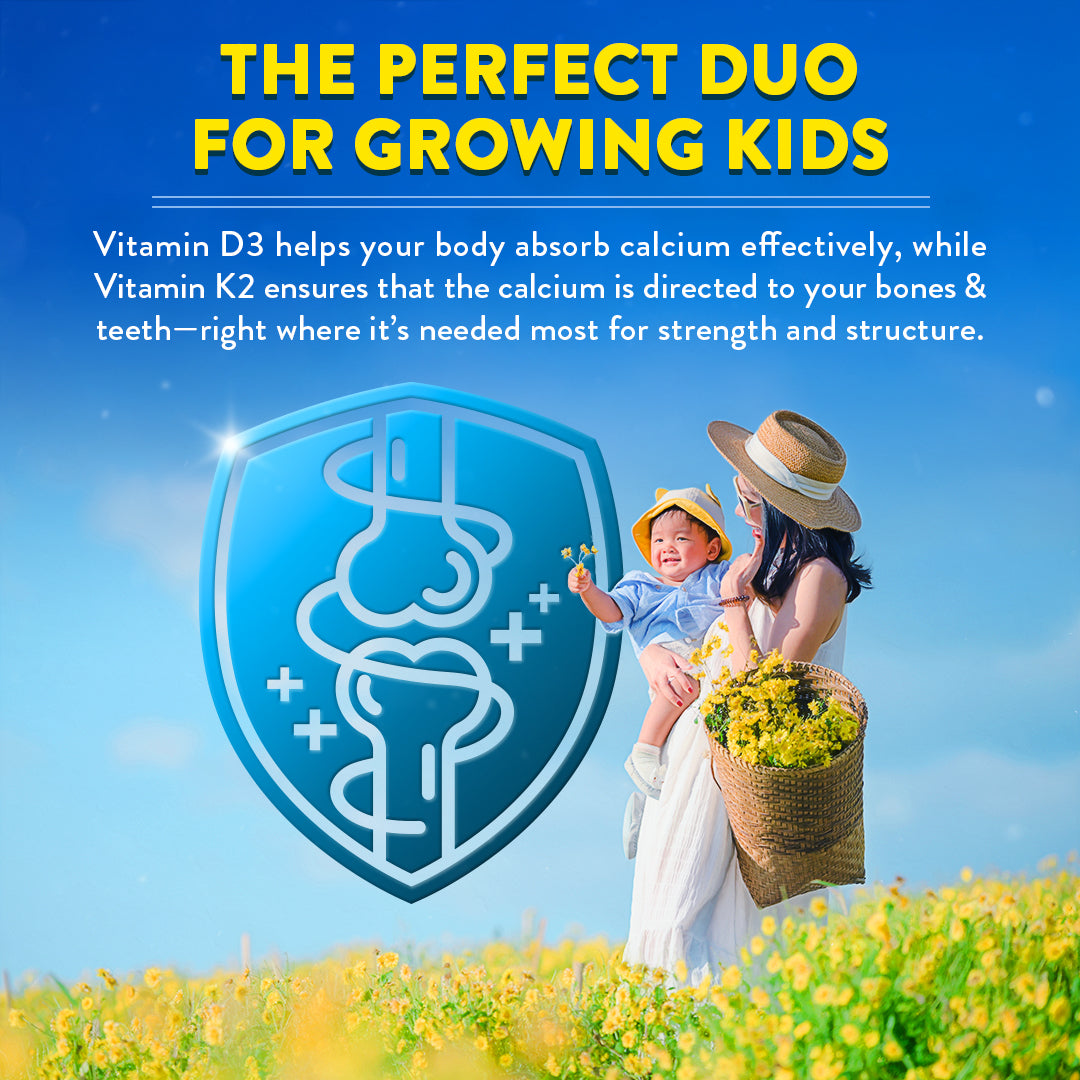 Organic Vitamin D3 + K2
