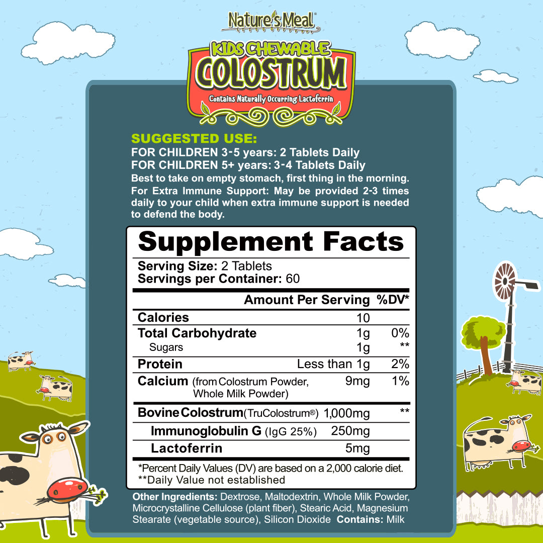 Kids Colostrum Chewable Tablets