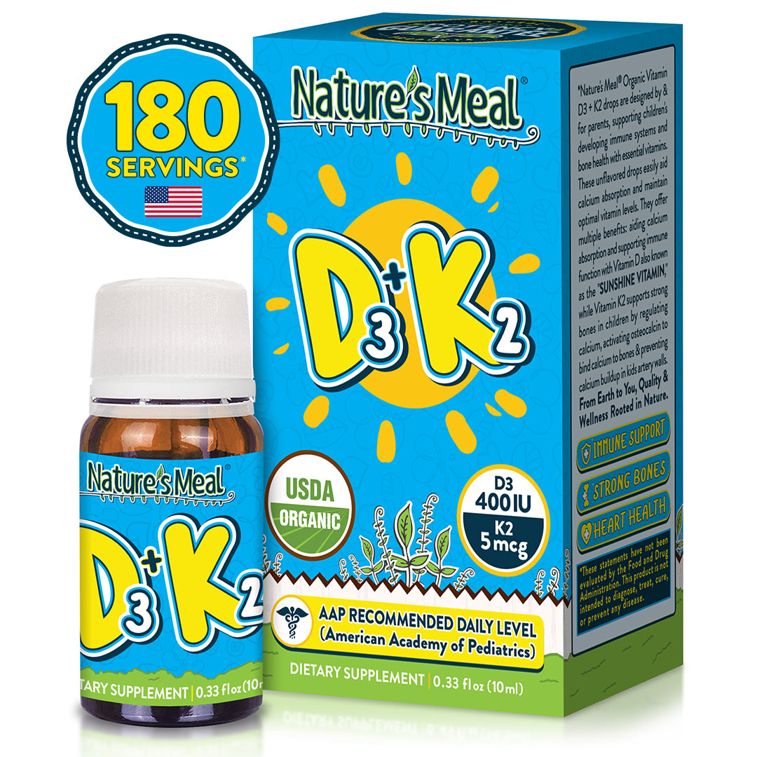Organic Vitamin D3 + K2